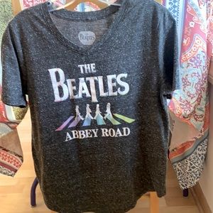 Beatles abbey road grey t shirt large vintage